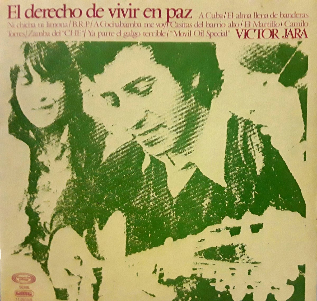 VICTOR JARA 'El derecho de vivir en paz'
LP SPAIN 1977
(Vendido hoy. Gracias Mikel🙌)
#VictorJara #Cantautor #CancionProtesta #Folk #MusicaChilena #ElchoDerechoDeVivirEnPaz 
#vinyl #vinylrecords #vinylcollector
#libdisks #recordstore #tiendadediscos 
#donostia #sansebastian