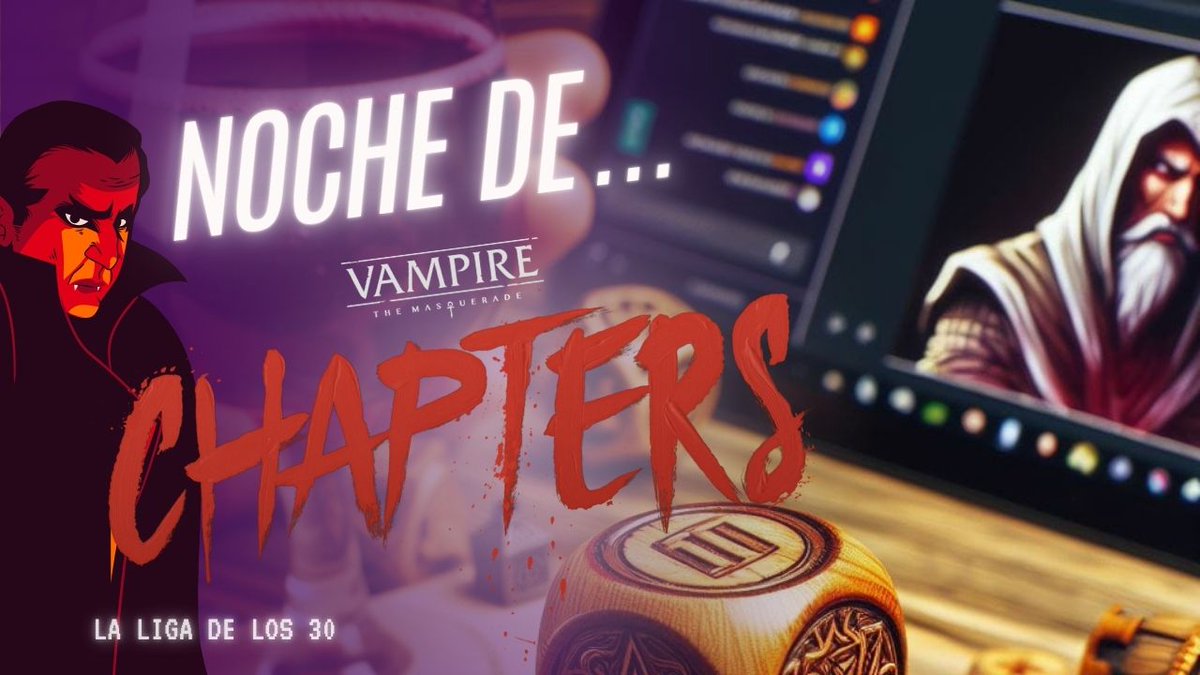 laligadelos30's tweet photo. 🧛♂️ Descubre un juego de mesa único que te sumergirá en un mundo de clanes rivales, poderes sobrenaturales y decisiones que cambiarán tu destino. ¡La lucha por el control de la noche está a punto de comenzar!
📅 Fecha: Jueves 25 🕥 Hora: 22:30 🎲 Juego: Vampire Chapters https://t.co/ViapwLKnkv