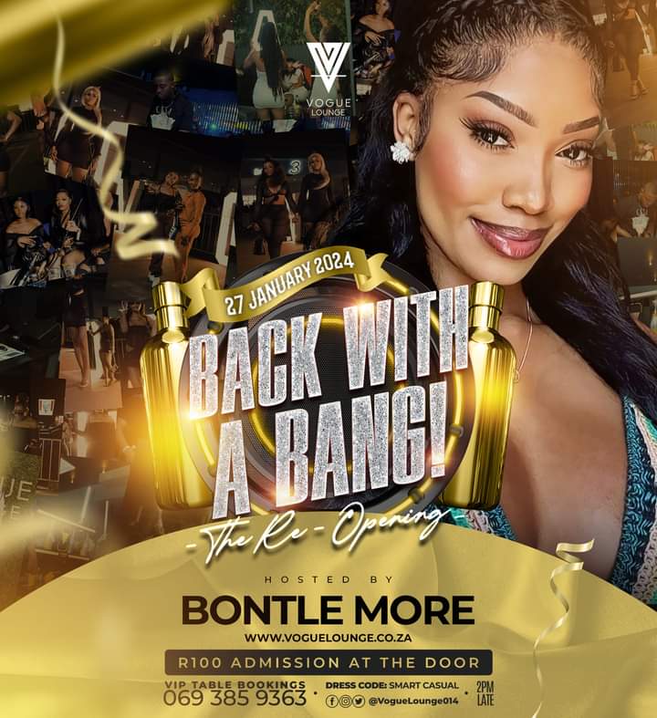 The official countdown has begun!🥂🔥 Savour the finest selection of premium entertainment &amp; drinks meticulously crafted to perfection!

The ONLY premium destination in 014!The big league 👑📌💎

Table bookings are for your convenience! ☎️
#Homeoftheblackdiamonds
#WeareVogue