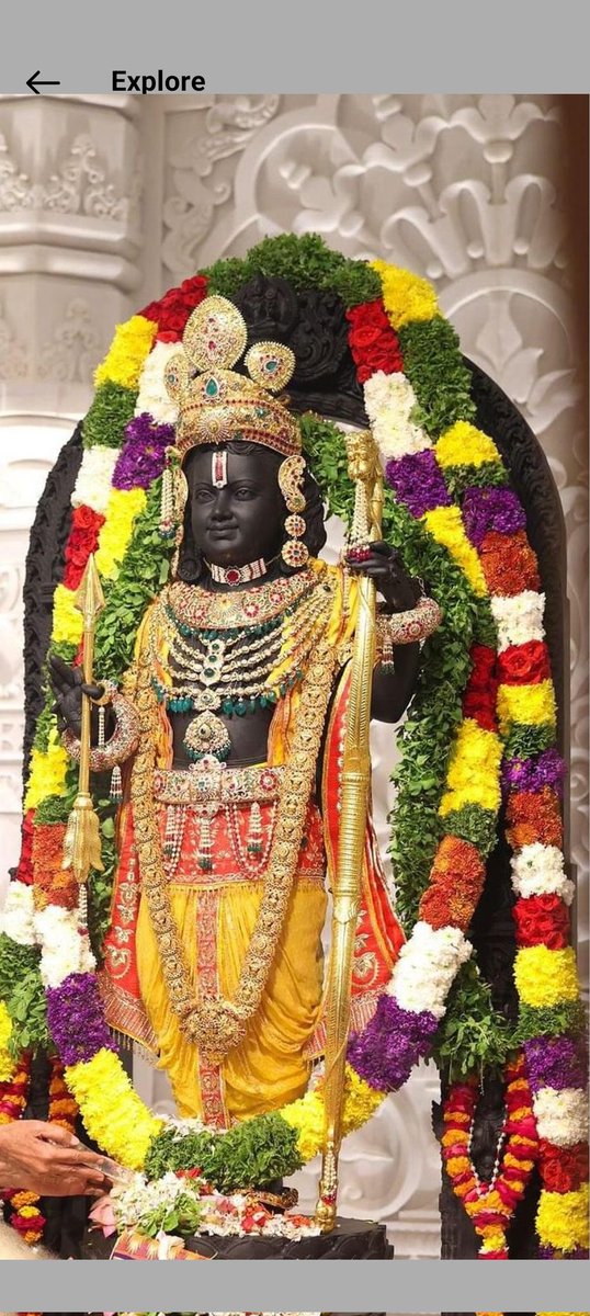 SimranAulakh26's tweet photo. May Lord Ram's heavenly spirit convey joy and wealth to you for your existence. Jai Shri Ram! May the outstanding doors of the Ram Mandir open with love, desire, and unity. Joyous Opening of Ram Mandir!
#RamMandirPranPrathistha #RamLalla #RamJanmabhoomi #AyodhyaSriRamTemple https://t.co/W3ZOJXTSBM