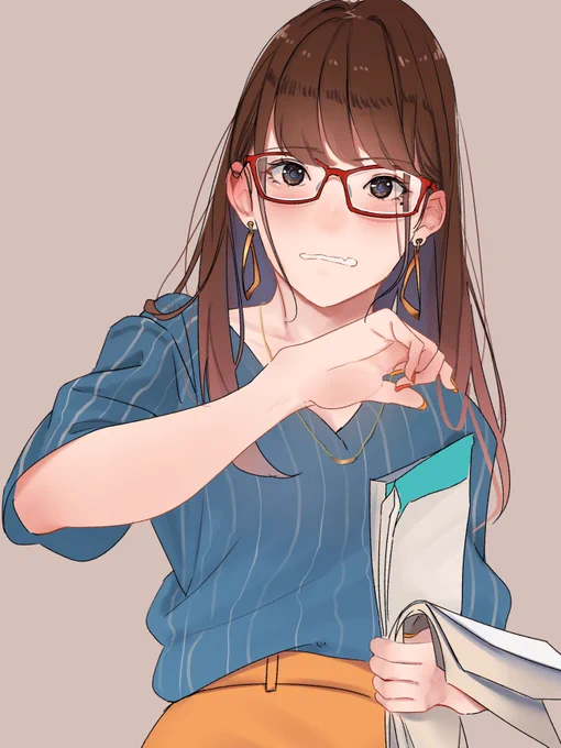 メガネを褒めた 
