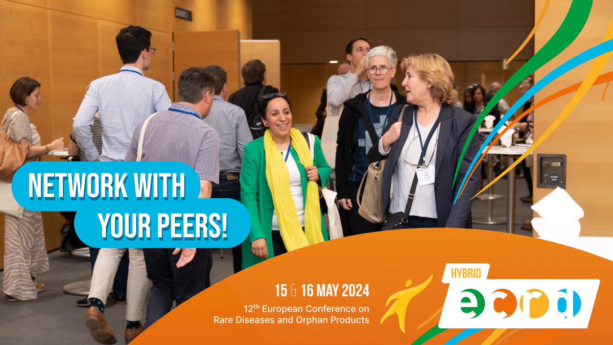EATRIS is excited to be an Associate Partner of #ECRD2024 - the European Conference for #RareDiseases & Orphan Products taking place in Brussels on 15-16 May 2024 & online. Hosted by the patient-driven rare disease alliance @EURORDIS.

👉 More here: rare-diseases.eu