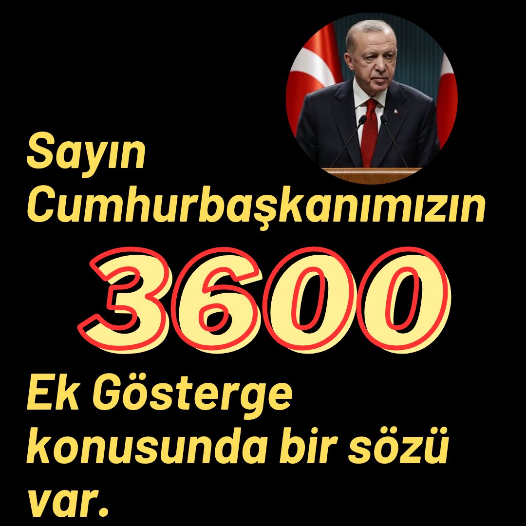 🇹🇷Benim İlkem Önce Ülkem Diyen…
🇹🇷Devletine Sadık Görevine Aşık #KamuŞefleri 
👁️‍🗨️3600 Ekgösterge
👁️‍🗨️Özel Hizmet Tazminatı Eşitliği
👁️‍🗨️Ek Ödeme Oranlarında Artış bekliyor..
<a href="/RTErdogan/">Recep Tayyip Erdoğan</a> <a href="/memetsimsek/">Mehmet Simsek</a> <a href="/isikhanvedat/">Prof. Dr. Vedat Işıkhan</a> <a href="/AvOzlemZengin/">Av. Özlem Zengin 🇹🇷</a> <a href="/akbasogluemin/">Av. M.Emin AKBAŞOĞLU 🇹🇷</a> <a href="/_aliyalcin_/">Ali YALÇIN</a> <a href="/OnderKahveci/">Önder Kahveci</a> 
Pts9