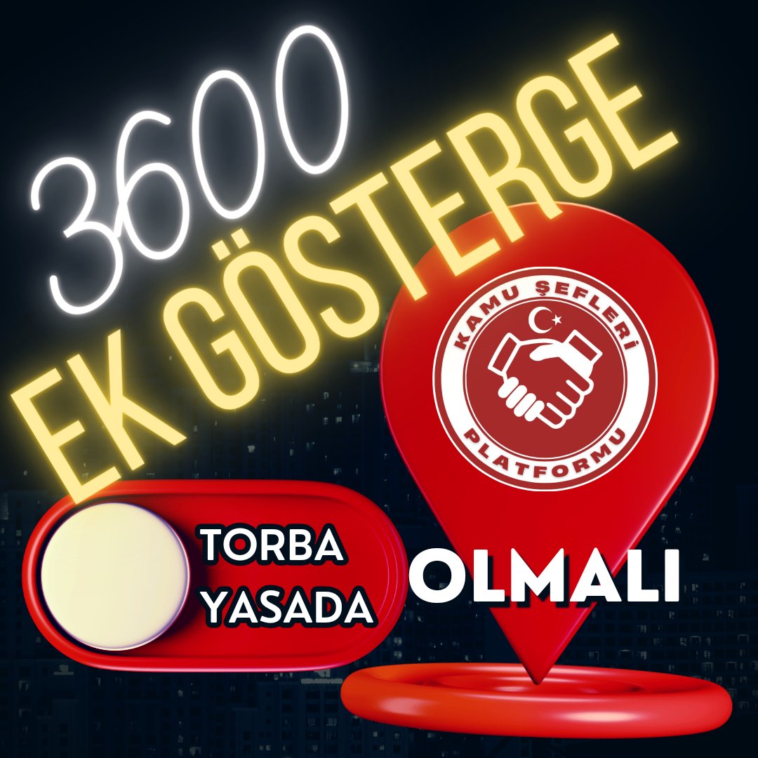 🇹🇷Benim İlkem Önce Ülkem Diyen…
🇹🇷Devletine Sadık Görevine Aşık #KamuŞefleri 
👁️‍🗨️3600 Ekgösterge
👁️‍🗨️Özel Hizmet Tazminatı Eşitliği
👁️‍🗨️Ek Ödeme Oranlarında Artış bekliyor..
<a href="/RTErdogan/">Recep Tayyip Erdoğan</a> <a href="/memetsimsek/">Mehmet Simsek</a> <a href="/isikhanvedat/">Prof. Dr. Vedat Işıkhan</a> <a href="/AvOzlemZengin/">Av. Özlem Zengin 🇹🇷</a> <a href="/akbasogluemin/">Av. M.Emin AKBAŞOĞLU 🇹🇷</a> <a href="/_aliyalcin_/">Ali YALÇIN</a> <a href="/OnderKahveci/">Önder Kahveci</a> 
Pts20