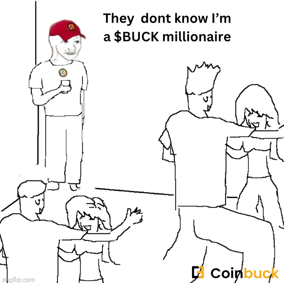 Shoutout to the $BUCK millionaires in disguise🤑⚡️
Let's show the world what real #CommunityPower means😎🔥