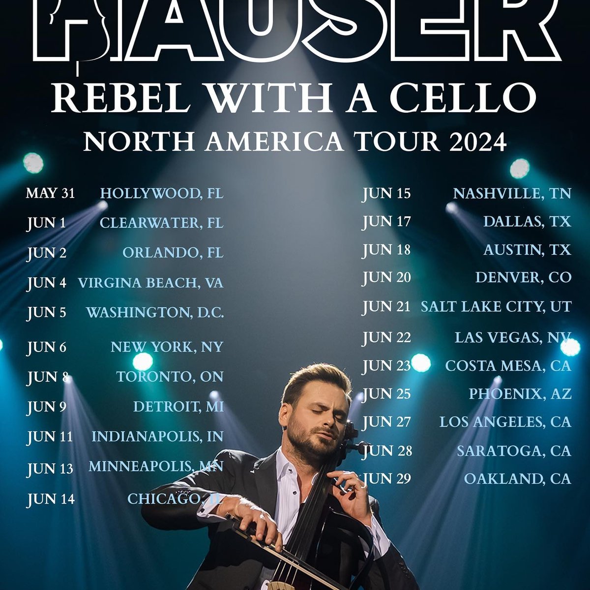 Get ready for another tour of the cello 🎻🔥2024!!!