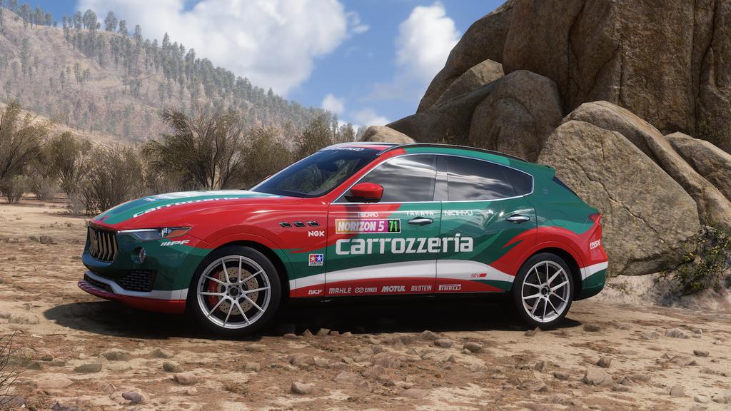 punny72's tweet image. Hello Forza fans.
Here&apos;s my new original livery for my loved #maserati 🇮🇹 manufacturer.
Hope you like ❤️‍🔥

Paint: 182 320 795
Tune: 645 145 468
Gamertag: punny72 for others liveries and tune.
@WeArePlayground  @PaintsForza #forzapaintbooth #FITGarage