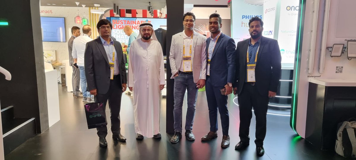 gerabenergy's tweet photo. Thank you @SignifyCompany for inviting us to @lightbuildingme , we had a great time in knowing about the future of lighting technology!
#gerab #gerabenergy #LightingInnovation #IndustryLeadership #NetworkingSuccess #LightBuilding #lightMEAwards #lightingindustry #lightingdesign https://t.co/XIO1W7PhvW
