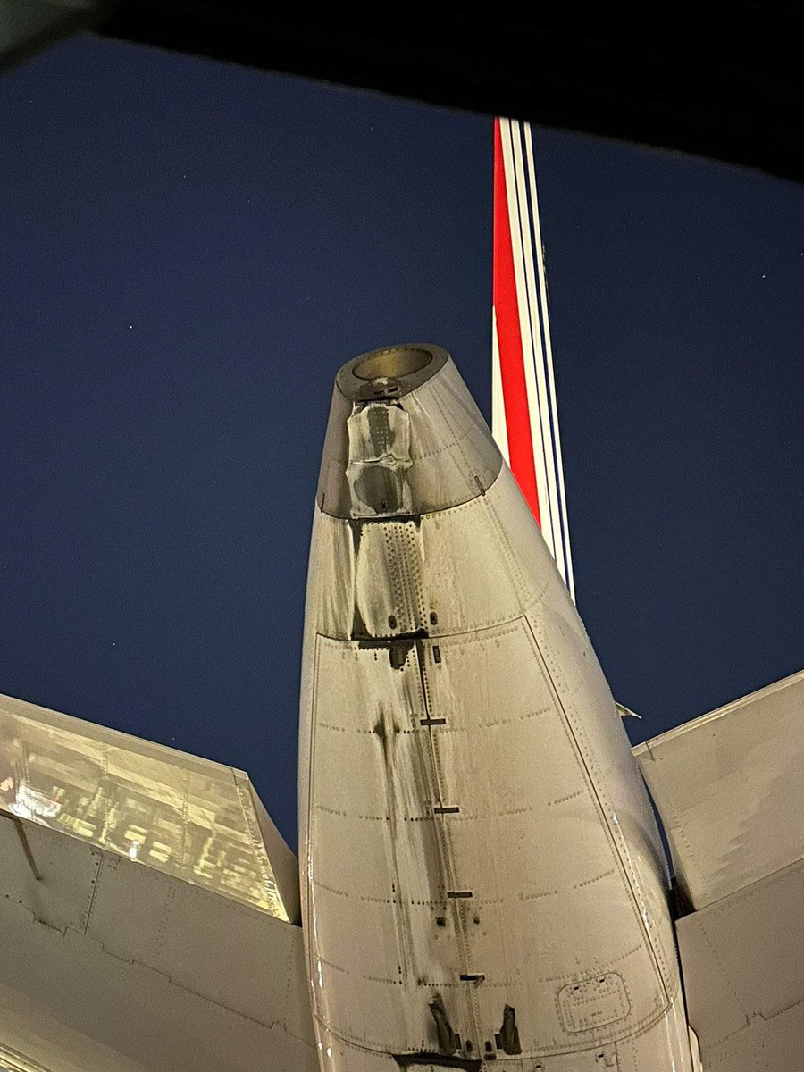 Air France Airbus A350-800 (F-HTYH, built 2021) received substantial damage to its aft fuselage during a tailstrike landing on runway 24L. Flight #AF356 from Paris-CDG initiated a go-around and returned for a safe landing on the same runway about 15 minutes later. No one was