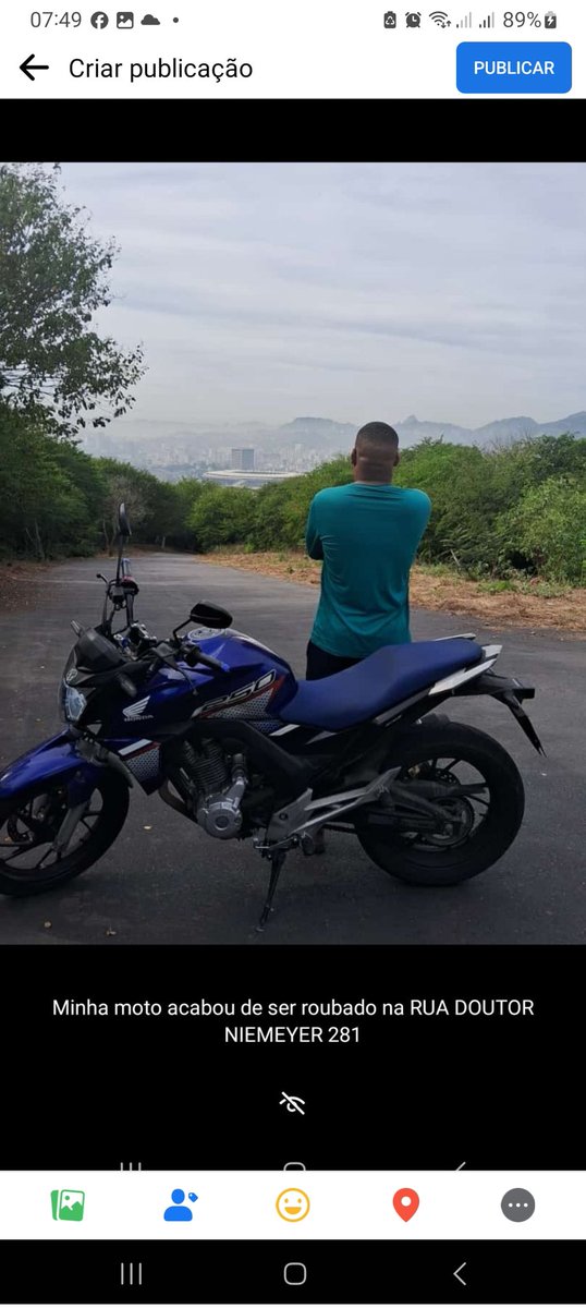 marcoedu31's tweet photo. AJUDA   FAMILIA RT POR FAVOR ,  SEM MINHA MOTINHA, SEM TRABALHAR SEM SABER OQ FAZER, AJUDA AI QUE A ESPERANÇA E A ULTIMA QUE MORRE BANCO DELA E AZUL E ESTA AMASSADO DO LADO ESQUERDO DO TANQUE 
PLACA: RKP6H83 
 ROUBADA: RUA DOUTOR NIEMEYER 281

920227239 https://t.co/JUutRePtON