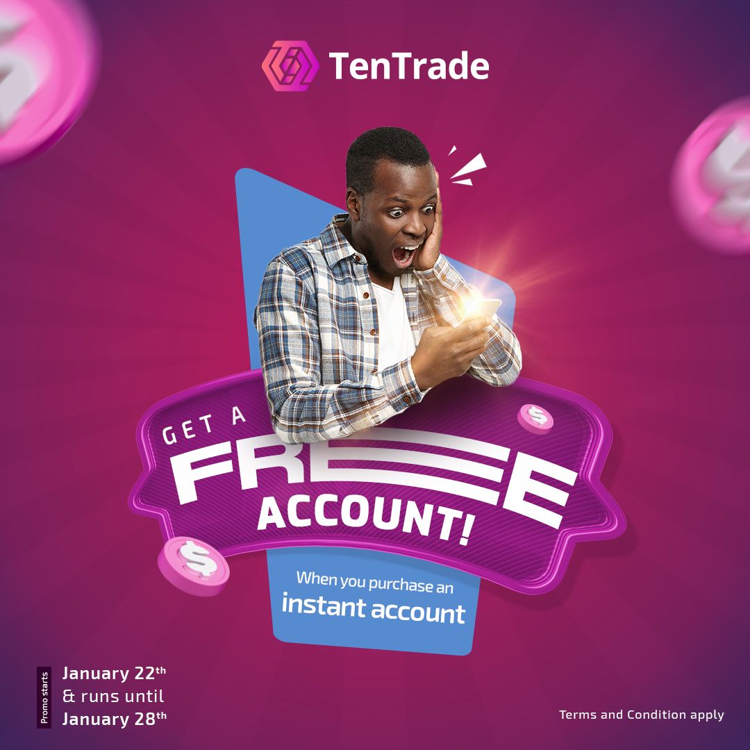 raissamichell11's tweet photo. Buy an Instant funded account from Jan 22nd to 28th and get free evaluation account 

If you don’t have an account register with the link below 
https://t.co/vYKzlm0WMX
Take advantage of the opportunity TODAY!
Terms and Conditions Apply
#Freefundedaccount#freeaccount https://t.co/yupFmbMYKM
