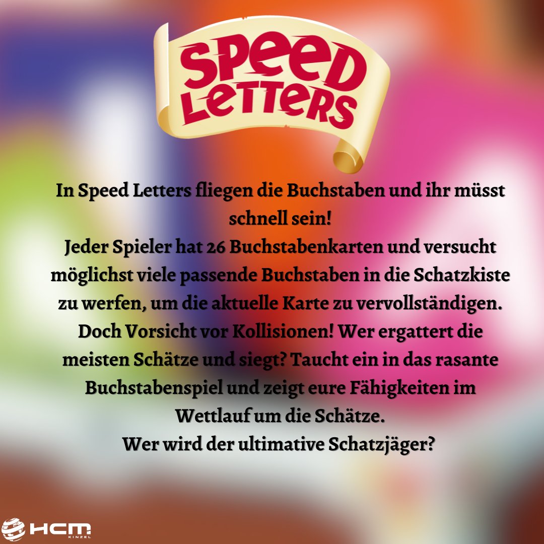 Geschwindigkeit und Buchstaben - Wir werfen einen Blick zurück auf 2023 und entdecken die faszinierende Welt von 'Speed Letters' noch einmal! 🏁📝 #BoardGamingJahr2023 #GamingJahr2023 #SpieleRückblick #BoardGamingHighlights #GamingHighlights #SpeedLetters #hcm_kinzel