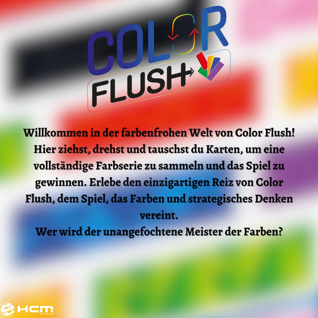 Vollfarbenes Vergnügen! Wir schauen zurück auf 2023 und tauchen in die lebendige Welt von 'Color Flush' ein. 🌈🃏 #BoardGamingJahr2023 #GamingJahr2023 #SpieleRückblick #BoardGamingHighlights #GamingHighlights #ColorFlush #hcm_kinzel