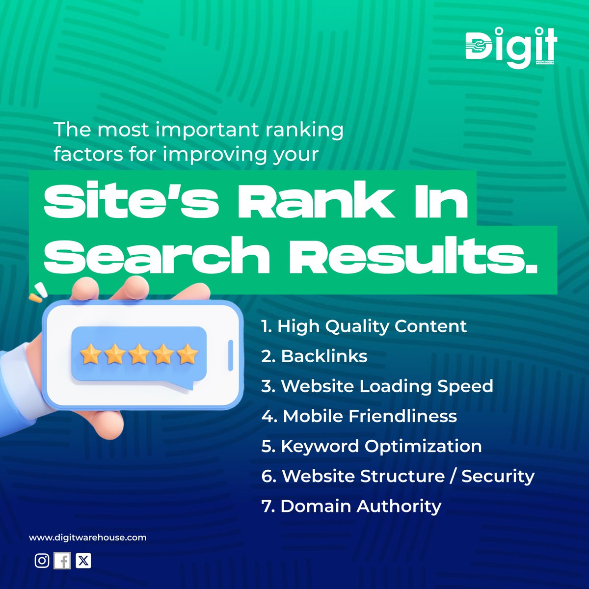digitwarehouse's tweet photo. Considering these factors has proven succesful for our clients and 𝗶𝘁 𝘄𝗶𝗹𝗹 𝘄𝗼𝗿𝗸 𝗳𝗼𝗿 𝘆𝗼𝘂!

DM us "Consultation" to dive into everything you need to know about improving your site's rank. 
...
#MondayMotivation #Avive #BOULIV | Bowen | Kora | https://t.co/W2tpaCMBND