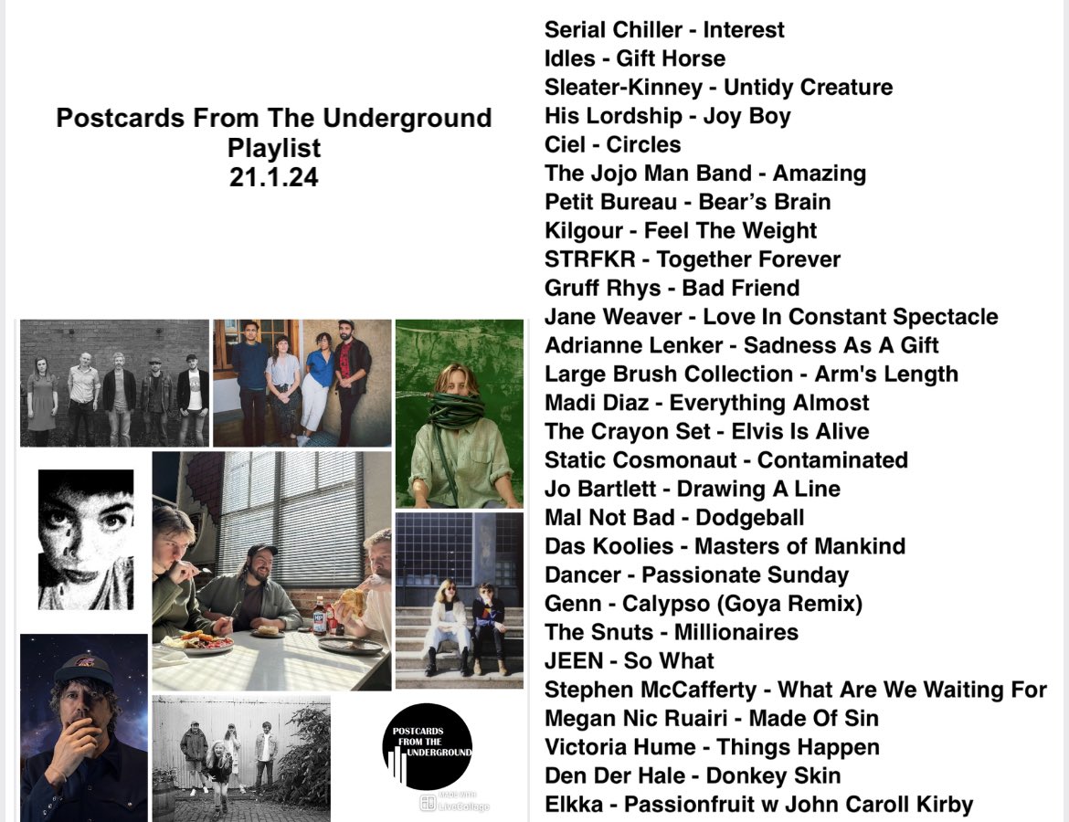 Latest PFTU at mixcloud.com/PFTU/pftu-211/ Ft @SERIALCHILLERUK @idlesband @HisLordshiprock @TheJoJoManBand @kilgourtheband @starfucker @gruffingtonpost @JanelWeaver @AdrianneLenker @madidiaz @TheCrayonSet @TheSnuts @Dancerareaband @malnotbad_ @genntheband @cielcielmusic 🙌🏻🙌🏻🙌🏻