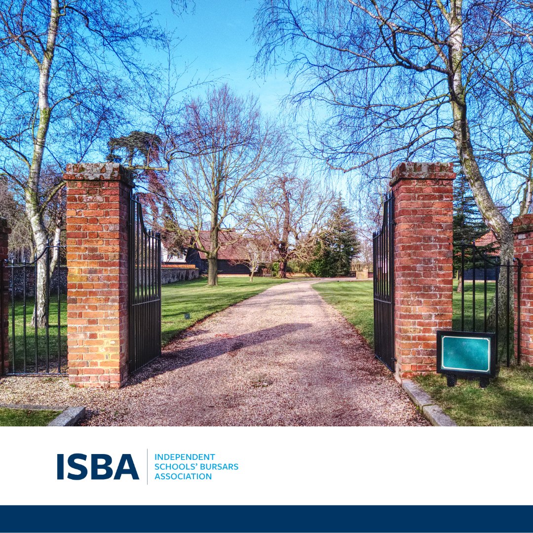 ISBA members, join us tomorrow from 11am to 12 noon for our next #webinar ‘School site security’. You can log in to review the full list of webinars and book your place here: members.theisba.org.uk/cpd/courses-an… #isba #isbapd #bursars #independentschools #education #school #schoolbursar