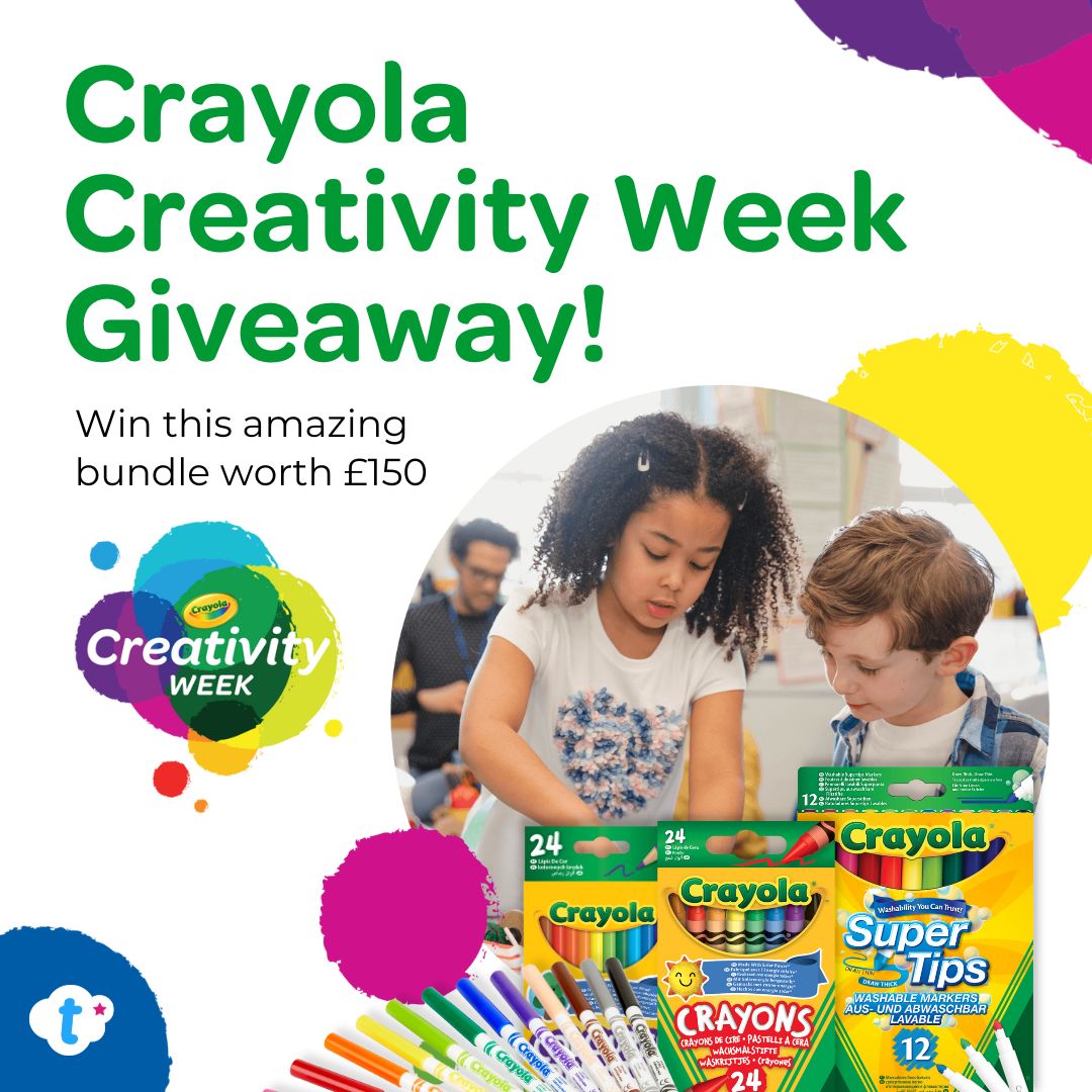 It’s #CrayolaCreativityWeek! 🖍️ Add a splash of colour to your classroom with this @CrayolaEdu bundle worth £150! For a chance to win this amazing #giveaway, simply: 🖍️ Follow @twinklresources 🖍️ Share this post 🖍️ Tag a friend you'd share these with! ts&cs apply