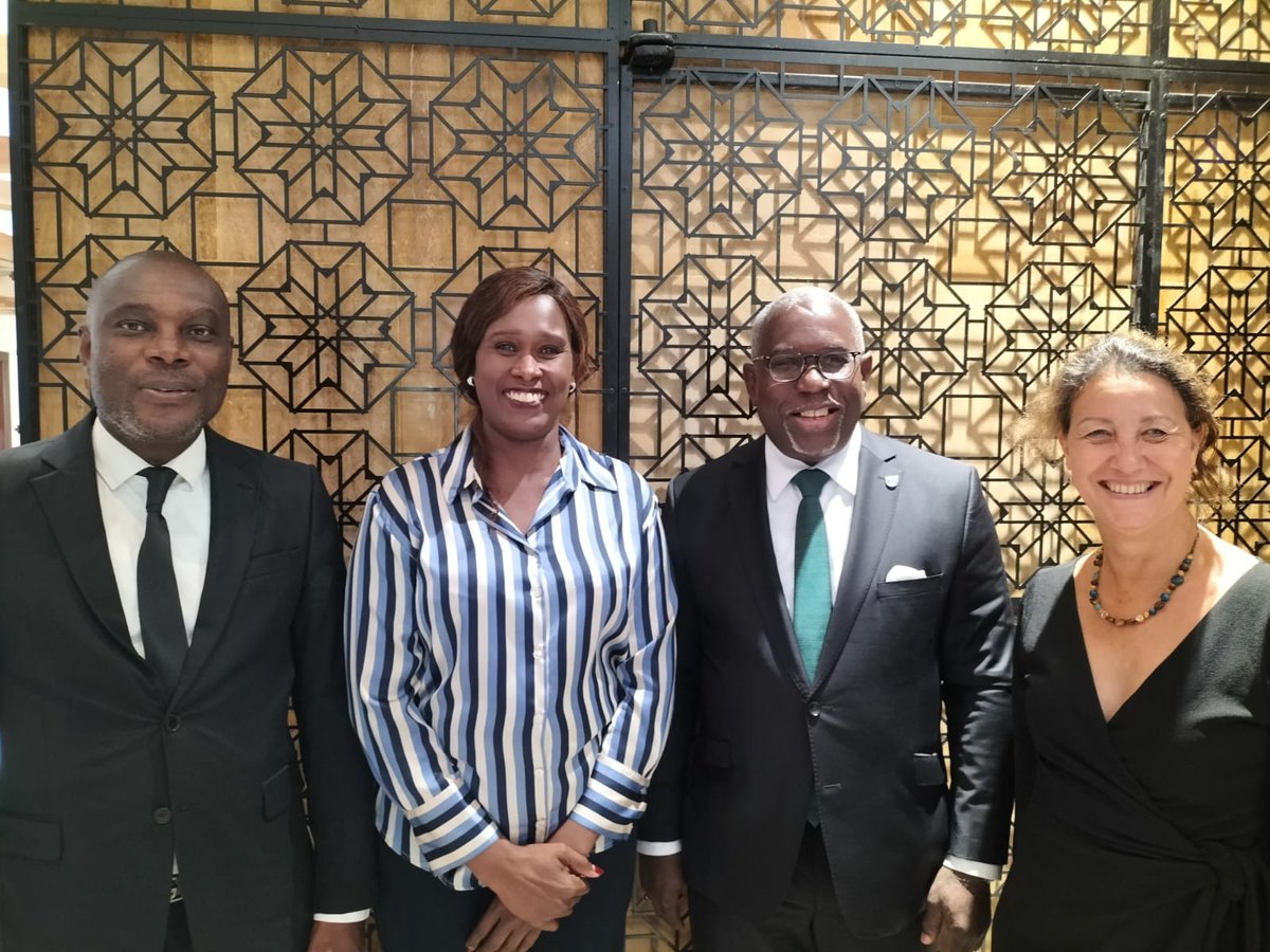 By absolute majority, Côte d'Ivoire has been admitted as a member at the African Network of Judicial Trainers. Welcome to representatives: Seraphin Djedjet Golly and Marie Leonard Lebry. Pictured here with <a href="/TwomeyMathilda/">Mathilda Twomey 🇸🇨🇮🇪</a> and Chair of meeting; Freda Mugambi-Githiru #ANJT