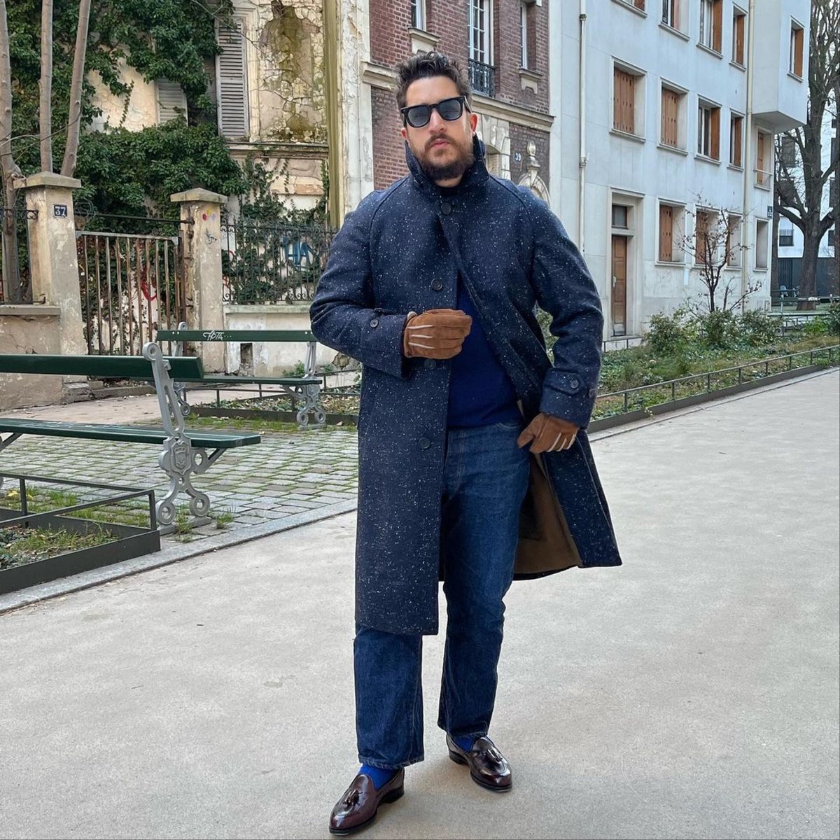 The Permanent Style Donegal Overcoat.

Made in Manchester. Worn in Paris by @alexandre_nasfi 🇫🇷