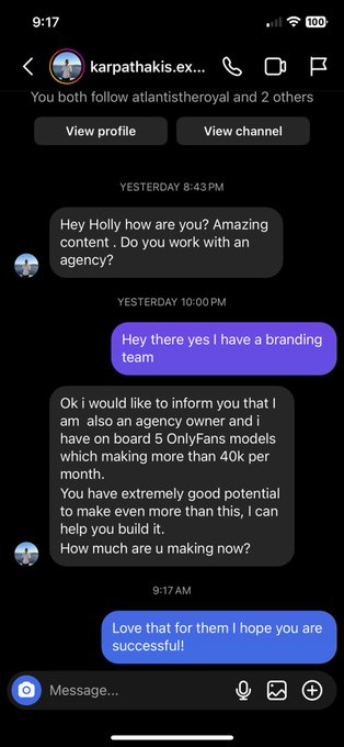 Every single day&hellip; at least two new dudes I&rsquo;ve never met trying to get my Onlyfans. 🙃 https://t.co/3f<a href="/tag/tricon2024"class="tags"><span>#tricon2024</span></a>