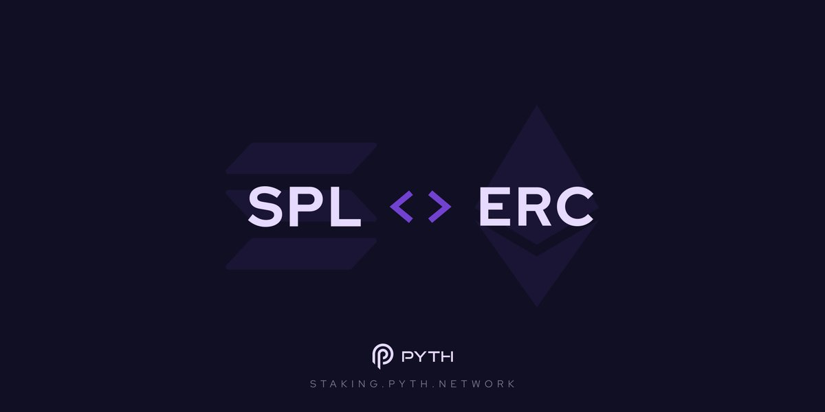 $PYTH stakers and governance participants can now map their ERC wallet addresses to their Solana (SPL) addresses. Please visit the official staking website to add your ERC address. Learn more below: