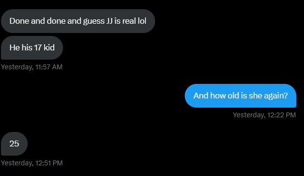 RockHardRiott's tweet photo. // - your so-called 'boyfriend'? A fucking minor you have no business being with when you're a grown ass adult. So you really have no room to run your mouth when your lying ass is grooming another minor. https://t.co/K66XAAcQae