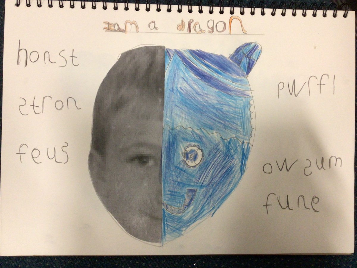 glanhowyprimary's tweet photo. Dosbarth #PenyFan have been looking at our inner dragons and comparing qualities that we have similar to a dragon. #topicjournals https://t.co/srGGCXBEwl