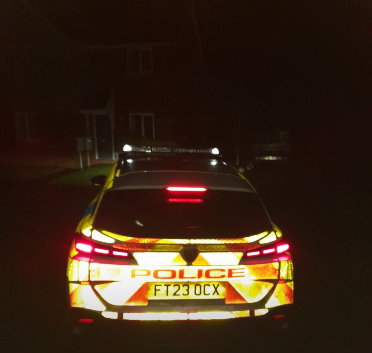 PoliceHaverhill's tweet photo. Response Team 4 were patrolling residential areas last night following the overnight vehicle thefts and burglaries in Haverhill  #RIT4 #764 #1325 https://t.co/MS8UBeQxFn