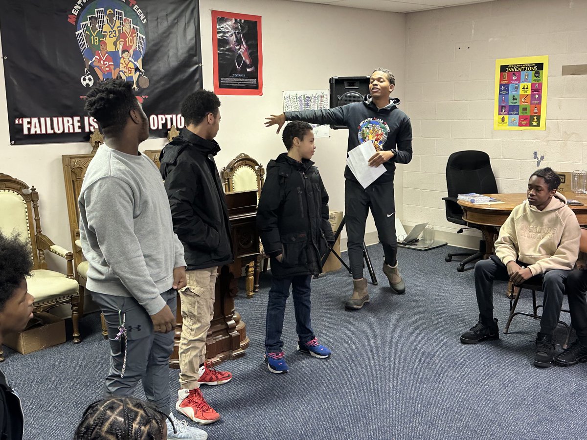 At Mentoring Male Teens in the Hood, we are teaching our young men to read and pronounce words properly and to feel comfortable speaking in front of large groups.