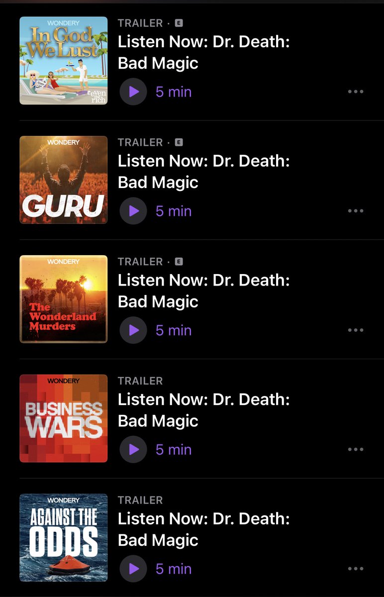 Ik: wow allemaal nieuwe podcasts leuk benieuwd lekker luisteren!

De podcasts: