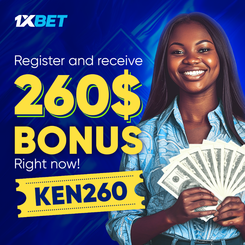1xOfficial_ke's tweet photo. Ignite your winning streak at 1XBET! Register and claim your 100% bonus, up to $260, using promo code KEN260. Experience the freedom of unlimited withdrawals – bet confidently and take home your winnings without constraints! Join us for an unparalleled betting adventure today!