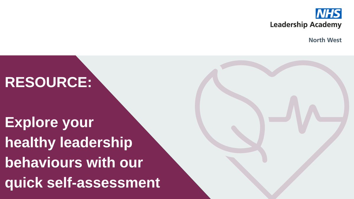 Do you want to explore the leadership behaviours that support and foster a positive wellbeing culture?

Our quick self-assessment will help you identify your healthy leadership behaviours and areas for development.

Take it here: tinyurl.com/26tmzrpf