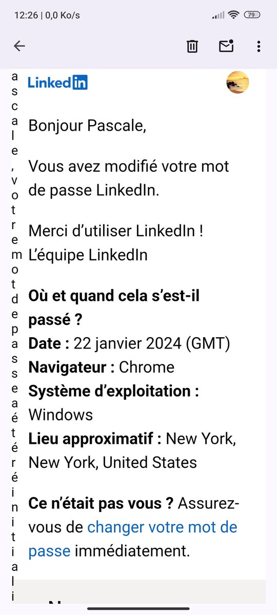 PascaleNoble's tweet photo. @LinkedInFrance je n'ai pas modifié mon mot de passe !impossible d'envoyer le formulaire de déclaration de piratage de compte. Merci de me contacter rapidement !! https://t.co/MbG8rS931k