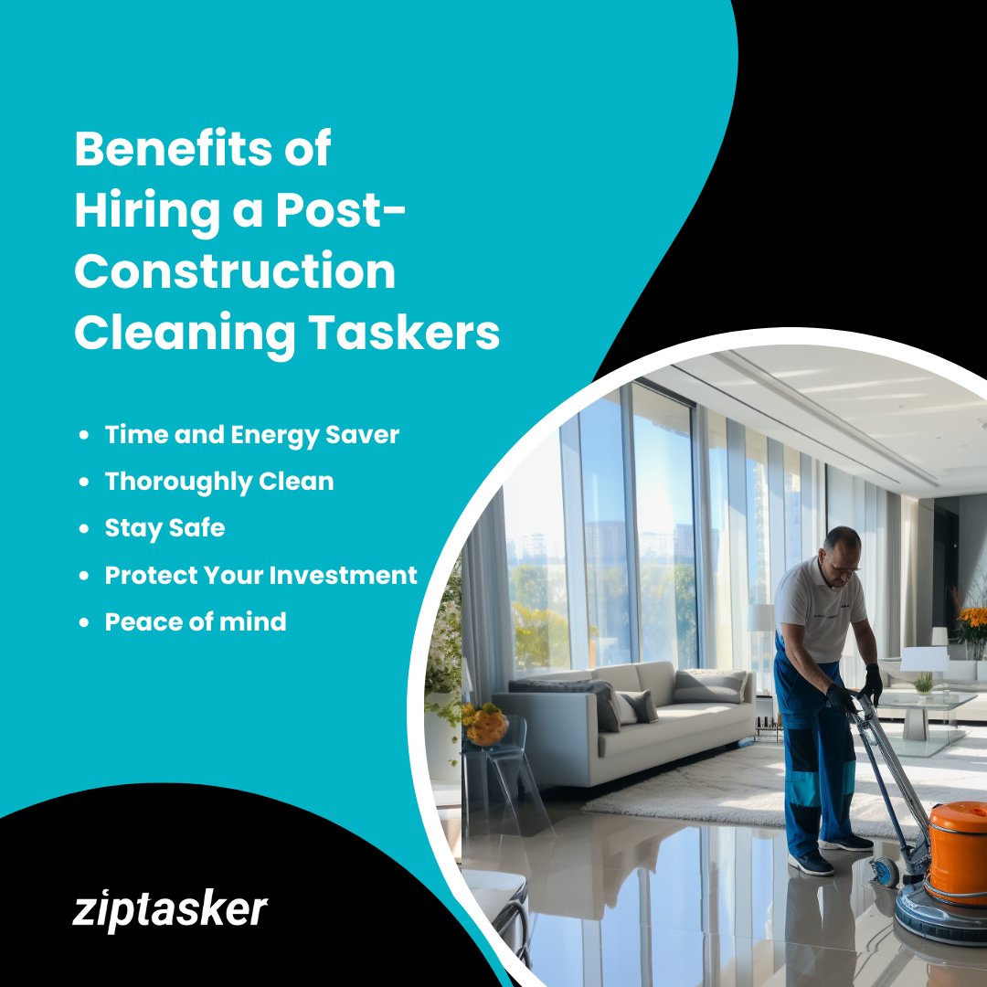 Benefits of Hiring a Post-Construction Cleaning Taskers

#postconstructioncleaning #cleanslate #moveinclean #constructiondustgone #sparklinghome #freshstart #savetimeandeffort #stressfreecleaning #professionalclean #deepcleanexperts #moveinreadyfast #restassuredclean