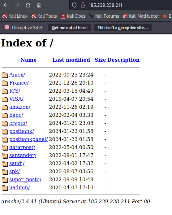 banthisguy9349's tweet photo. #uadmin found targetting several branches #opendir

hxxp://185.239.238.211/uadmin/adm.php https://t.co/AS8ZyfDstd
