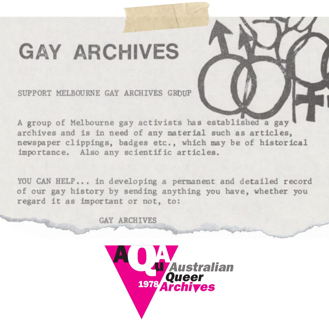 Australian Queer Archives tweet media