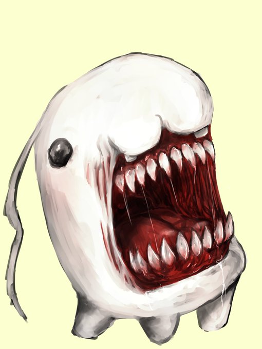 「saliva sharp teeth」 illustration images(Latest)