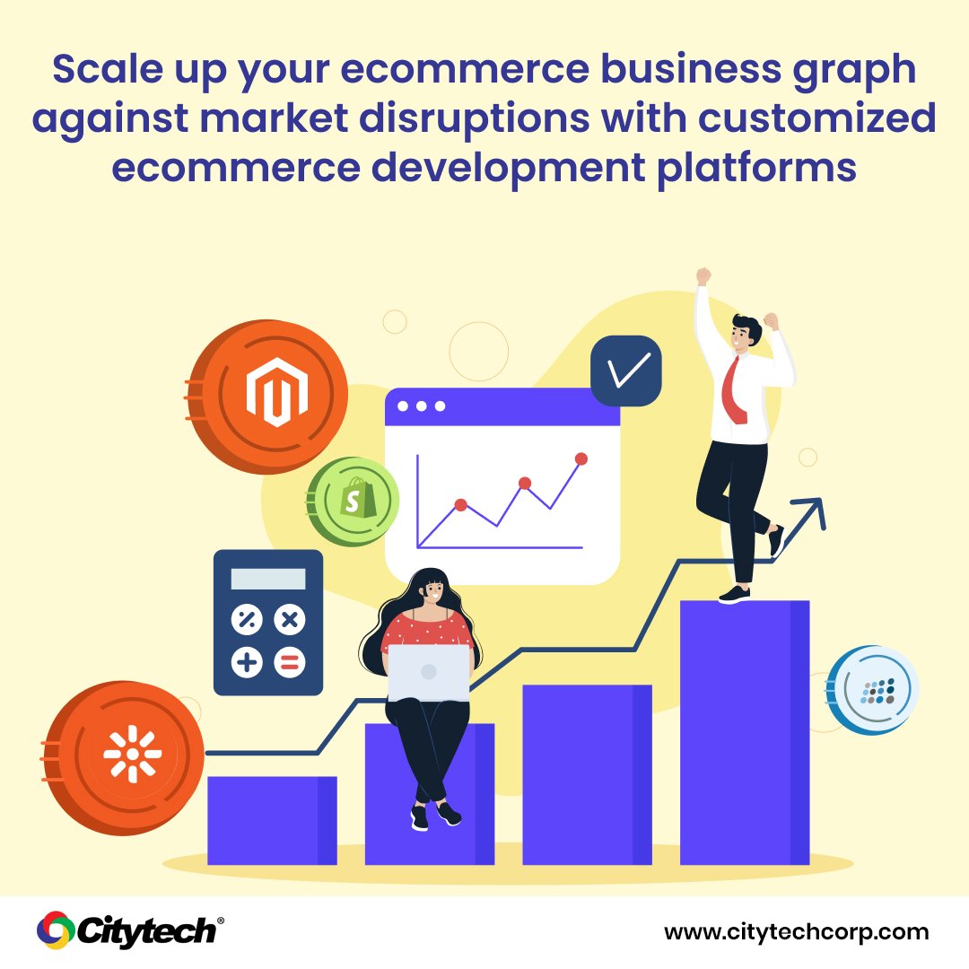 citytechsoft's tweet photo. We are a leading eCommerce development company, delivering solutions for Magento 2, #Shopify, #nopCommerce, #Kentico, Adobe Commerce, Mobile Commerce, and much more. We offer a full suite of e-commerce development services, including strategy, integrations, and migration. https://t.co/ecv3RDsk9F