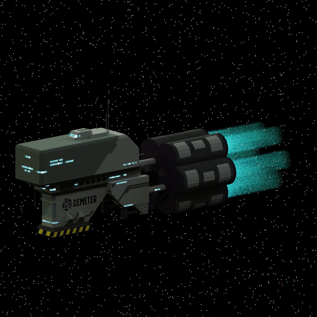 squaredcrayons's tweet photo. Demeter spaceship 🚀
#magicavoxel #scavengersreign #voxel https://t.co/h3nzl6Sejd