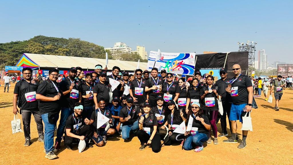 AlliedDigital's tweet photo. Allied Digital at the #TataMumbaiMarathon 2024! #Allieddigital https://t.co/tNvIdUhIHk