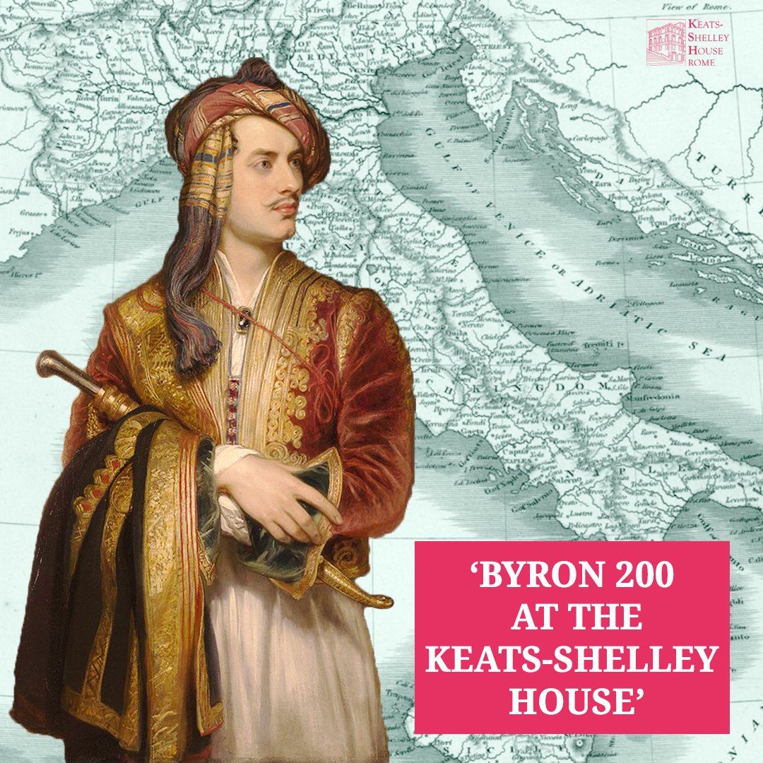 #OTD 200 years ago, Byron celebrated his last birthday before his premature death in Greece, on 19 April 1824. In commemoration of Lord Byron, this year, we'll be celebrating the legacy of this great Romantic poet with a year long programme of events: bit.ly/48ICL4P