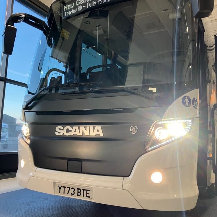 We recently had a successful handover of a Scania 6x2 Touring, 59-seat full PSVAR coach, to Bouden Coach Travel.

Rayen, we trust your first Scania handover experience with our Regional Account Manager, Richard Austin, was seamless.

#ScaniaTouring