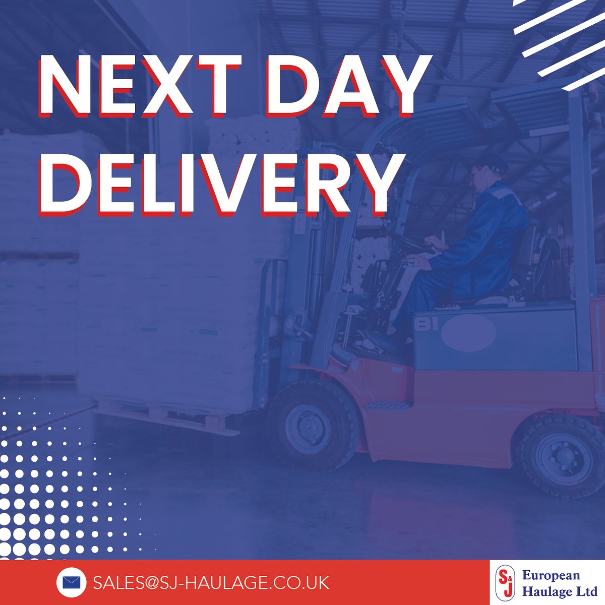Guess what? Swift deliveries are our speciality. Equipped with a diverse range of top-notch equipment, we're your go-to logistic company!

Your cargo's safety is paramount 📦📋

bit.ly/3Z77i7z

#SJHaulage #LogisticsUK #NextDayDelivery