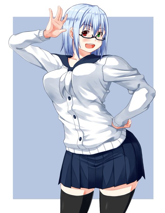 めっちゃ久しぶりに絵をあげる。
うちの子ですよ!冬服ですよ!かわいい! 