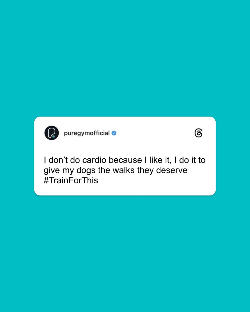 PureGym's tweet photo. Training for what's important πΆπ #TrainForThis
#PureGym #MondayWorkout #MondayMotivation #GymMemes #GymHumour https://t.co/ofZYVqZe2n