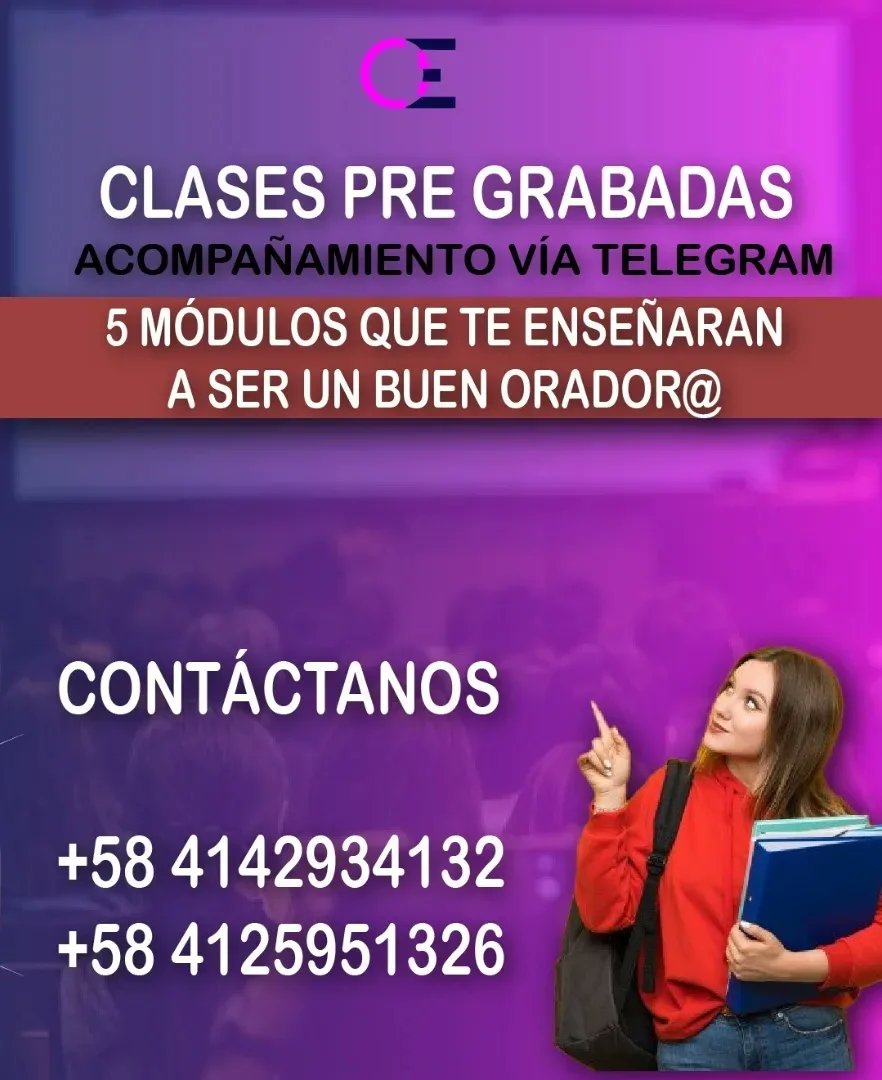 Te espero en mi taller de <a href="/EscenicaO/">Oratoria Escénica</a>  Oratoria para todos. Más info en los whatsapp del flyer.