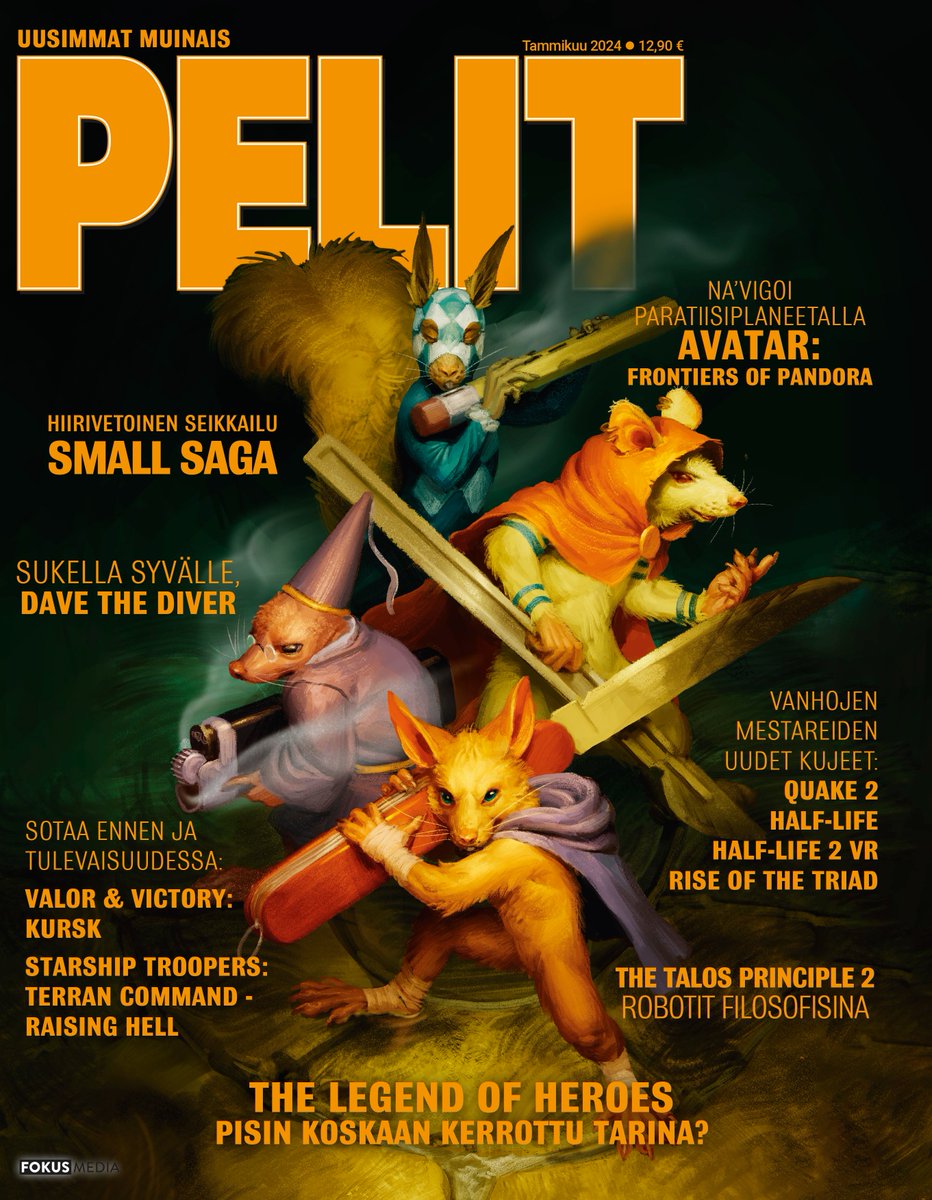 Jos edelleen ajattelee, että Pelit ja pelaaminen on vain lasten touhua: tammikuun Pelit-lehden paras juttu oli aikaisempaa suurempi ja paksumpi fontti!