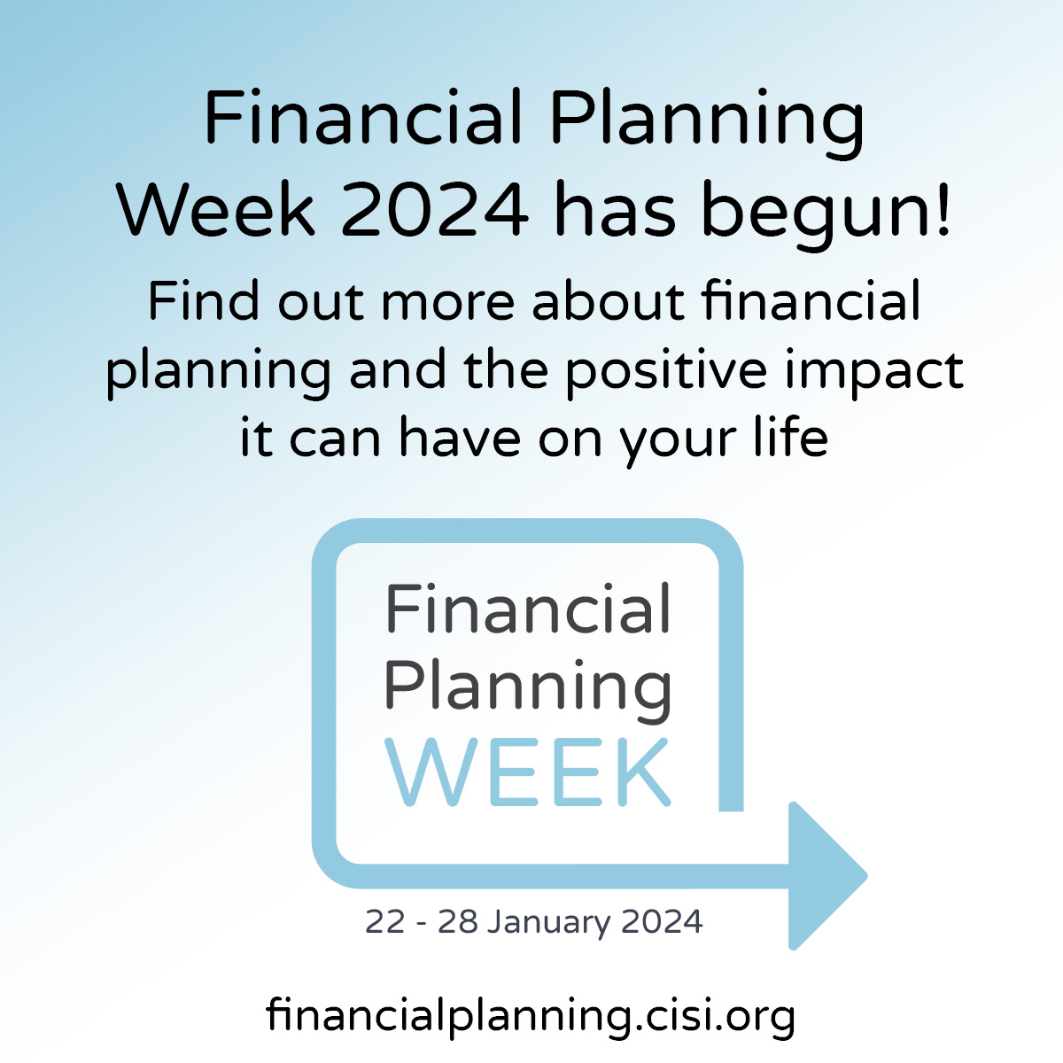 CISI's tweet photo. It's the UK Financial Planning Week! We are encouraging everyone to take control of their finances and incorporate financial planning within their New Year goals.

Learn more at a free consultation with a CFP™ Professional: https://t.co/KmUnI5aRjo

#FPWUK https://t.co/ZNgsyOzmmx