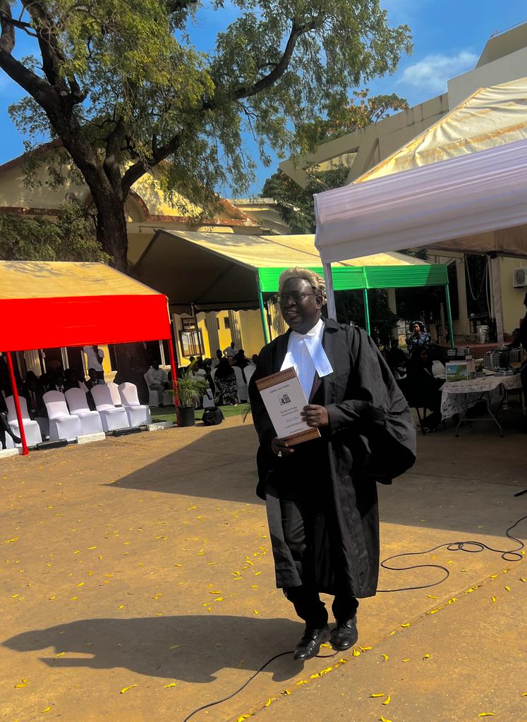 I am thankful for being called to the Gambia Bar today.