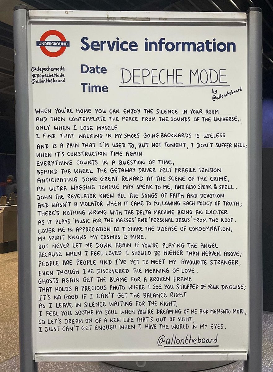 Ultra_Depeche's tweet image. Depeche Mode | O2 Arena #MementoMoriTour #DepecheMode